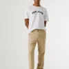 Calças chino com cordão ajustável Calças chino com cordão ajustável