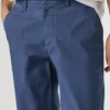 Calças chino de corte justo Calças chino de corte justo