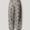 Calças de perna larga com estampado floral Calças de perna larga com estampado floral