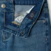 Calções Bermuda em Denim de Corte Reto Calções Bermuda em Denim de Corte Reto