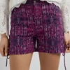 Calções com estampado abstrato Calções com estampado abstrato