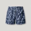 Calções de banho com estampado de folhas Calções de banho com estampado de folhas