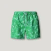Calções de banho com estampado de folhas Calções de banho com estampado de folhas