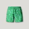 Calções de banho com estampado de folhas Calções de banho com estampado de folhas