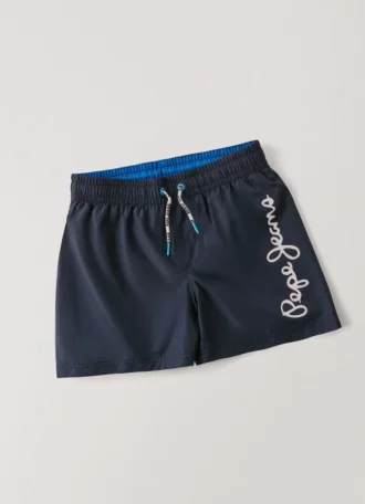 Calções de banho com logótipo estampado