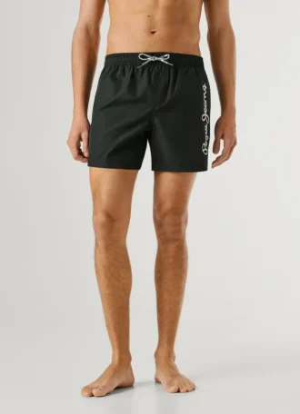 Calções de banho com logótipo estampado
