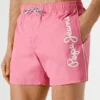 Calções de banho com logótipo estampado Calções de banho com logótipo estampado