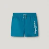Calções de banho com logótipo estampado Calções de banho com logótipo estampado
