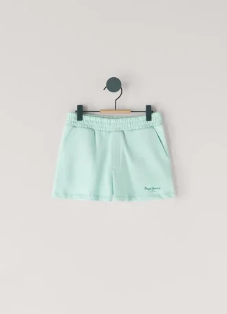 Calções de malha com logótipo estampado