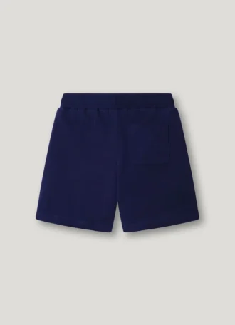 Calções de malha polar com logótipo estampado