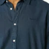 Camisa de corte regular tingida Camisa de corte regular tingida