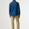 Camisa de ganga de corte regular Camisa de ganga de corte regular