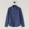 Camisa de linho de corte regular