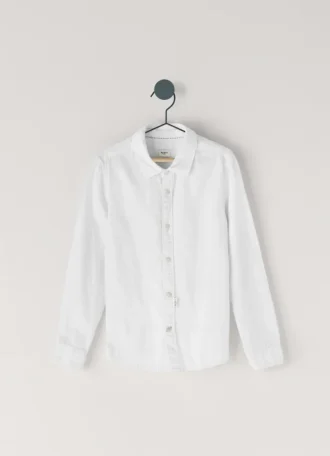 Camisa de linho de corte regular