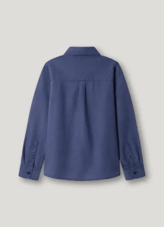 Camisa de linho de corte regular