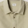 Camisa de linho de corte regular