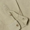 Camisa de linho de corte regular