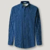Camisa de popelina às riscas