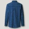 Camisa de popelina às riscas