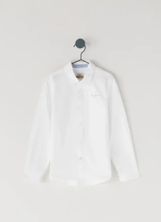 Camisa de popeline de corte regular
