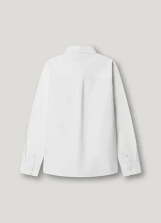 Camisa de popeline de corte regular