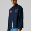Camisa de sarja com corte oversized Camisa de sarja com corte oversized