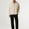 Camisa de veludo cotelê de corte descontraído