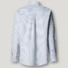 Camisa Oxford às riscas de corte regular