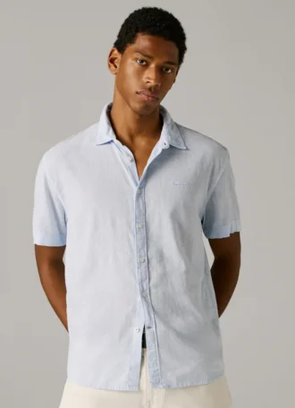 Camisa tingida na peça