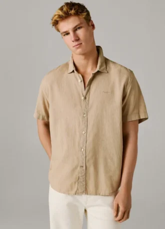 Camisa tingida na peça