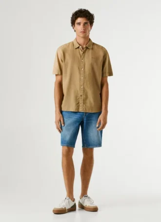 Camisa tingida na peça