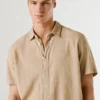 Camisa tingida na peça
