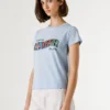 Camiseta com estampa artística