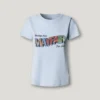 Camiseta com estampa artística