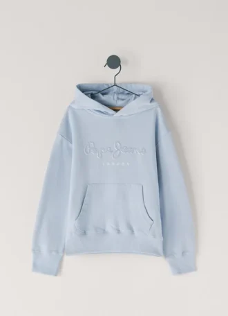 Camisola com capuz de corte descontraído