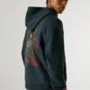 Camisola com capuz de corte descontraído Camisola com capuz de corte descontraído