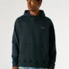 Camisola com capuz de corte descontraído Camisola com capuz de corte descontraído