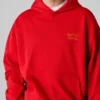 Camisola com capuz de corte descontraído Camisola com capuz de corte descontraído