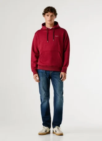 Camisola com capuz de corte regular