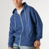 Camisola com capuz e fecho completo Camisola com capuz e fecho completo
