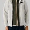 Camisola com capuz e fecho completo Camisola com capuz e fecho completo