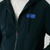 Camisola com capuz e fecho completo