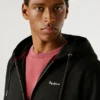 Camisola com capuz e fecho completo, corte regular Camisola com capuz e fecho completo, corte regular
