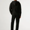 Camisola com capuz e fecho completo, corte regular Camisola com capuz e fecho completo, corte regular