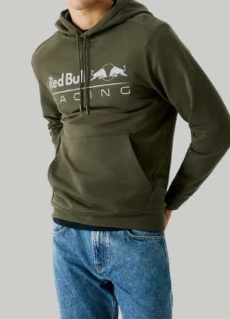 Camisola com capuz e logótipo