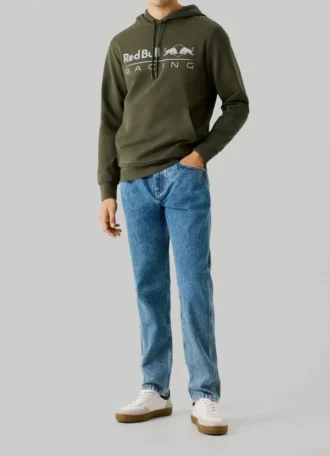 Camisola com capuz e logótipo