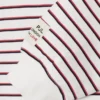 Camisola com capuz às riscas Camisola com capuz às riscas