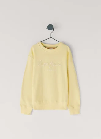 Camisola com logótipo e corte descontraído