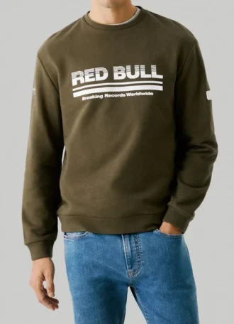 Camisola com logótipo e gola redonda