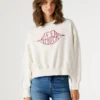 Camisola com logótipo e gola redonda Camisola com logótipo e gola redonda